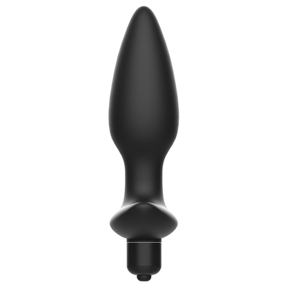 ADDICTED TOYS - BLACK VIBRATING ANAL PLUG MASSAGER