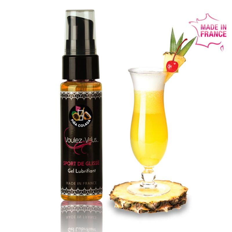 VOULEZ-VOUS - WATER-BASED LUBRICANT GEL - PIÑA COLADA - 35 ML